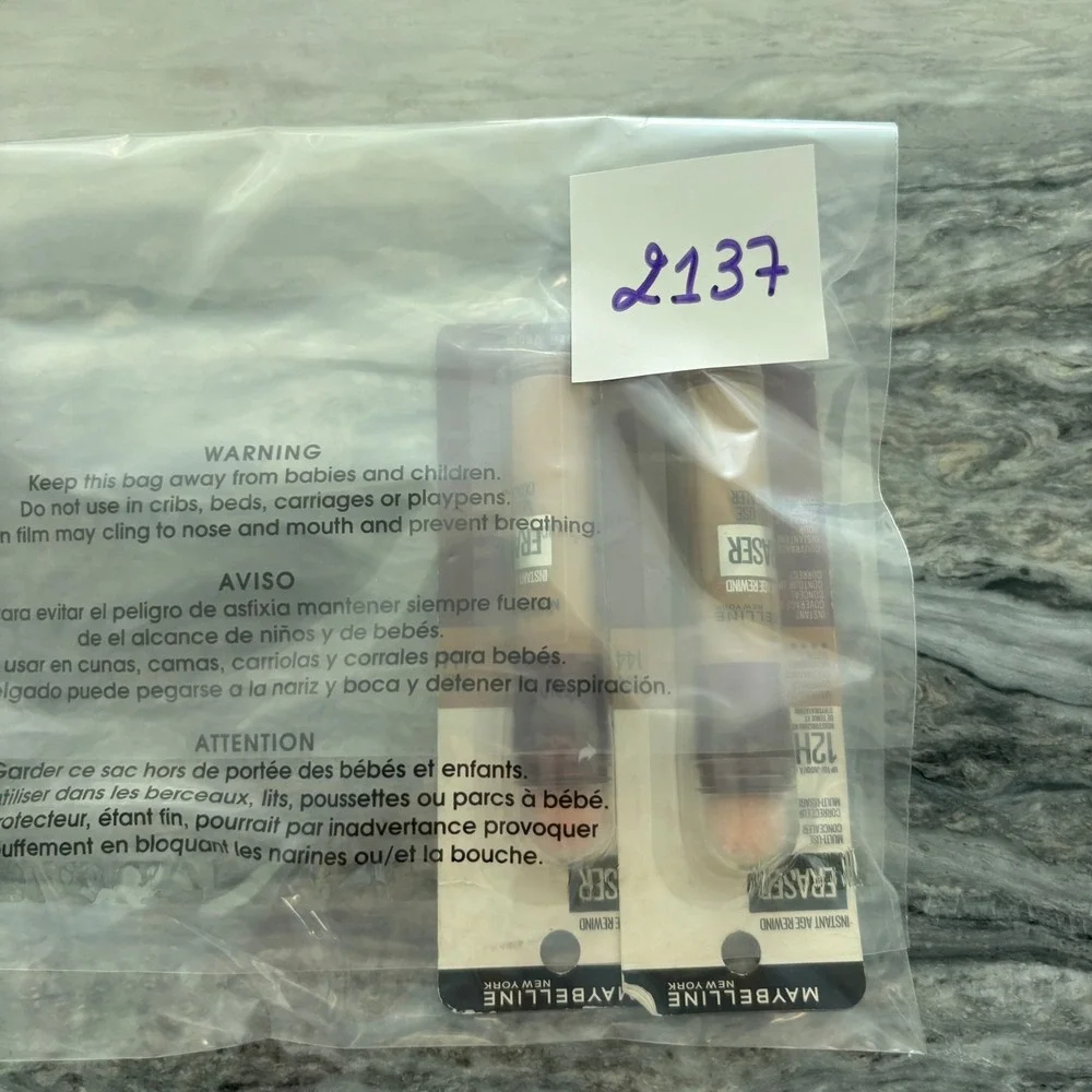 2x Maybelline Instant Age Rewind Eraser Multi-Use Concealer Shade 144 Lot, 2 NEW